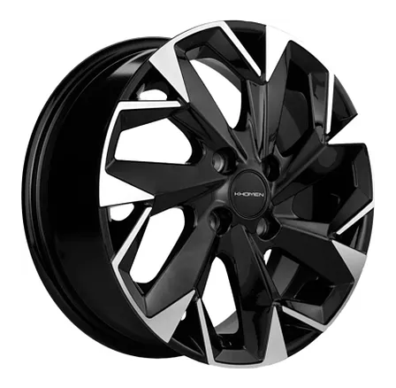 Диск Литой Khomen Wheels мод.KHW1508 15х6 PCD 4х100 ET40 DIA60.1  Black-FP  